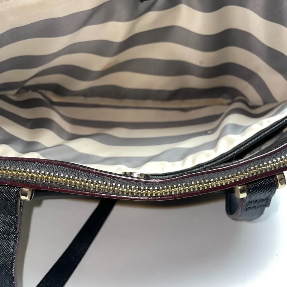 Elegant Kate Landry Black Tote Work Bag